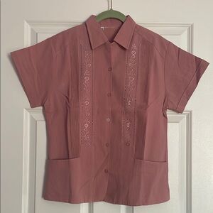 Vintage Linen Guayabera Shirt